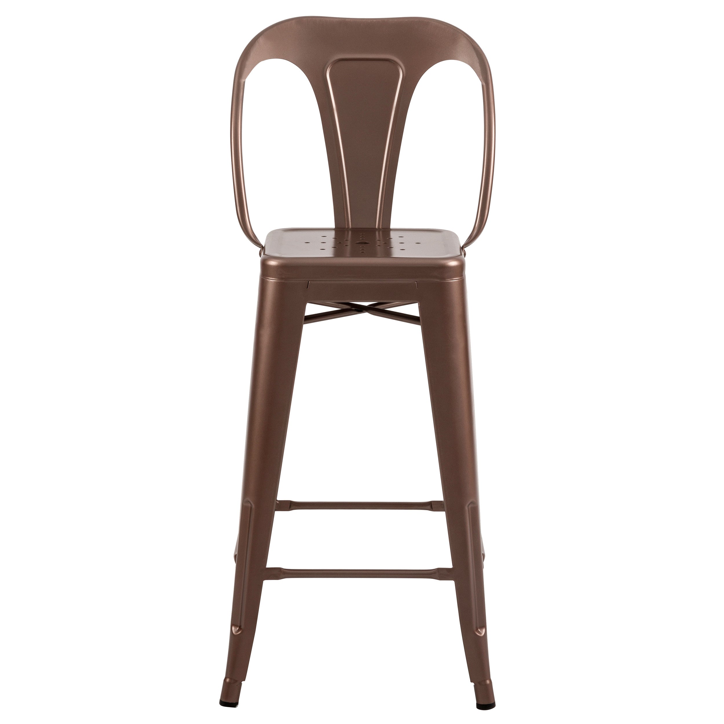 acheter chaise de bar industrielle cuivre