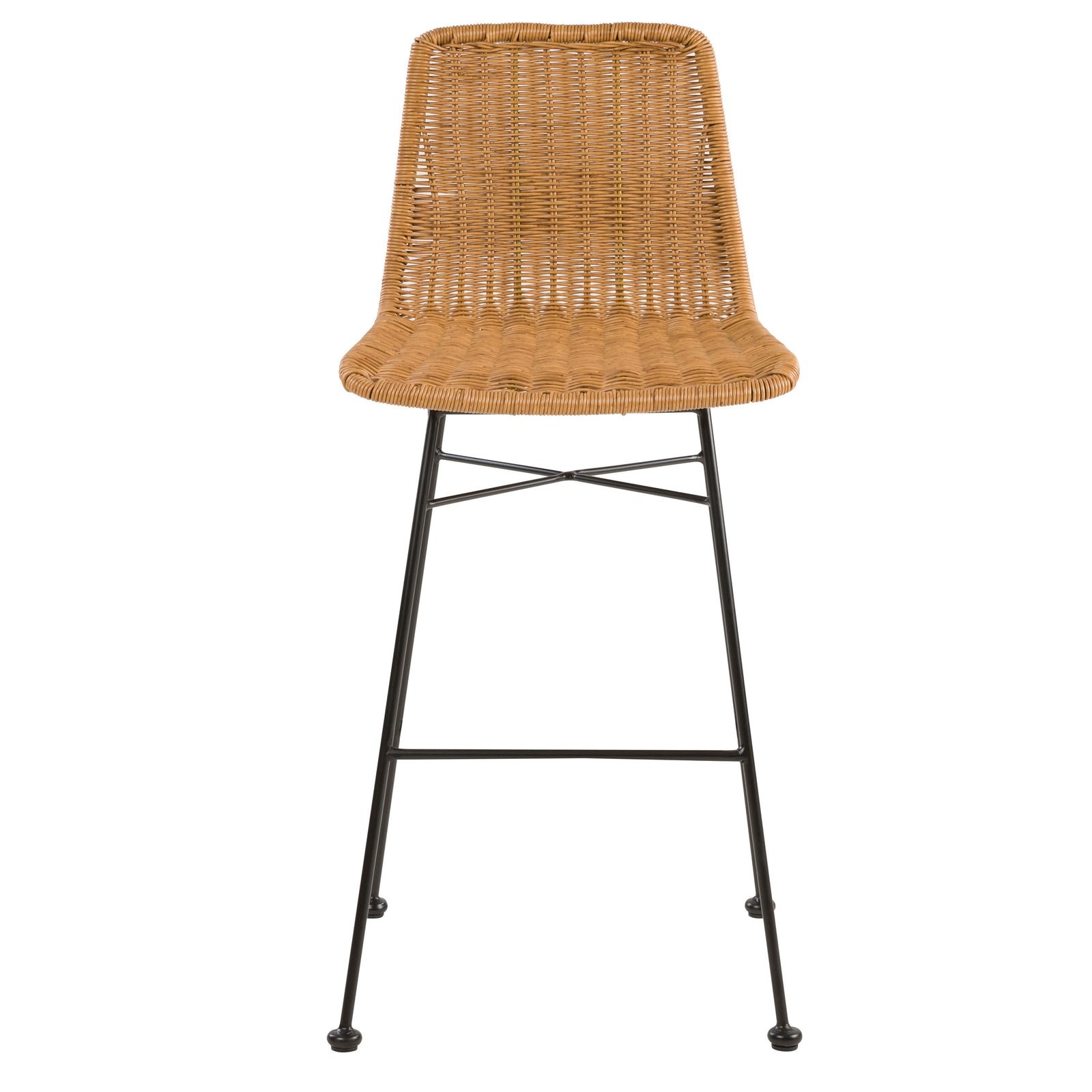 acquistare sedia da bar set di 2 sedute in resina naturale