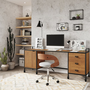 acheter chaise de bureau grise en tissu