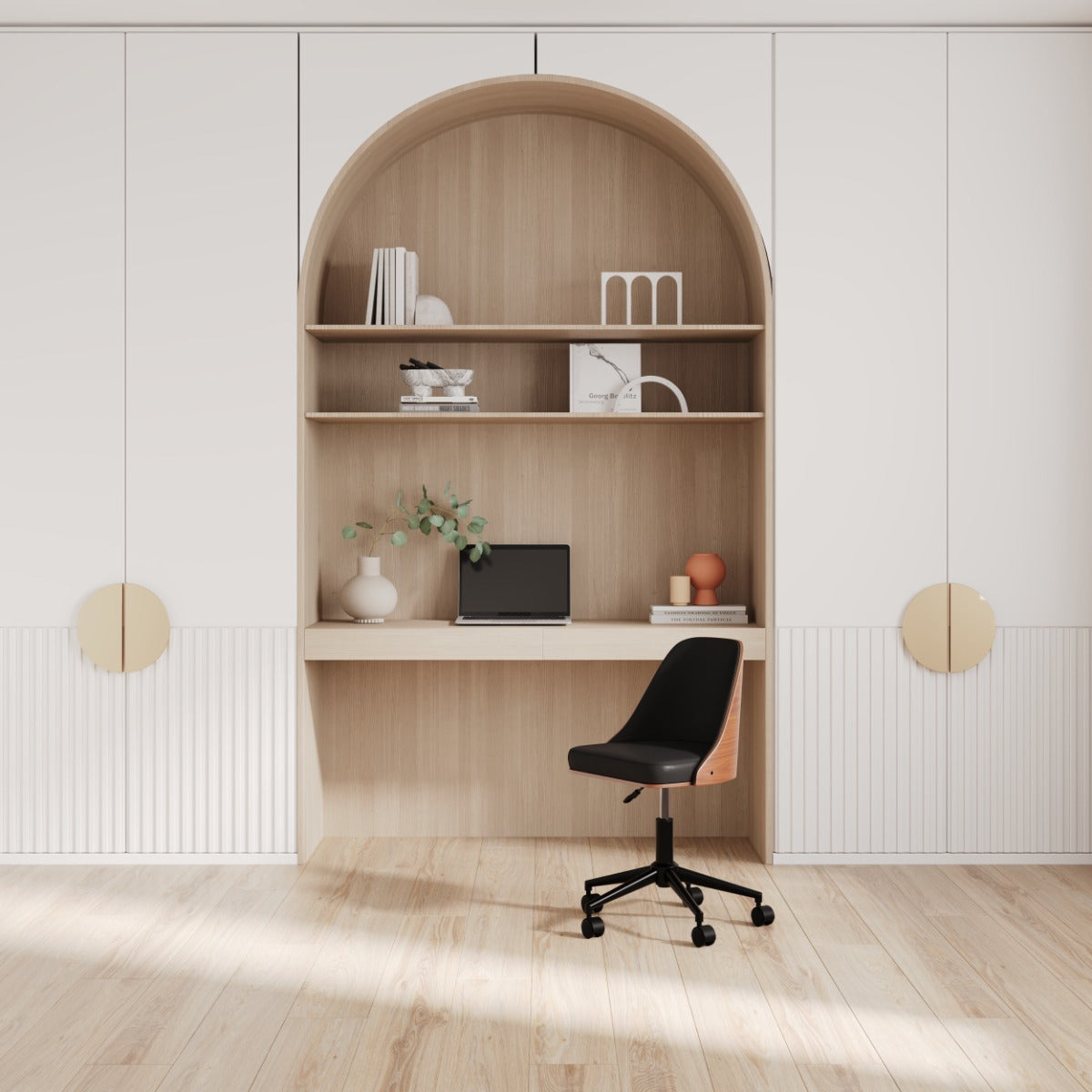 acheter chaise de bureau noire en cuir synthetique