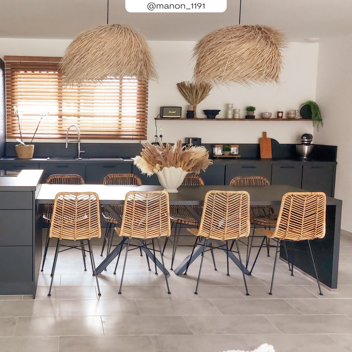 acquistare sedia in rattan naturale set di 2