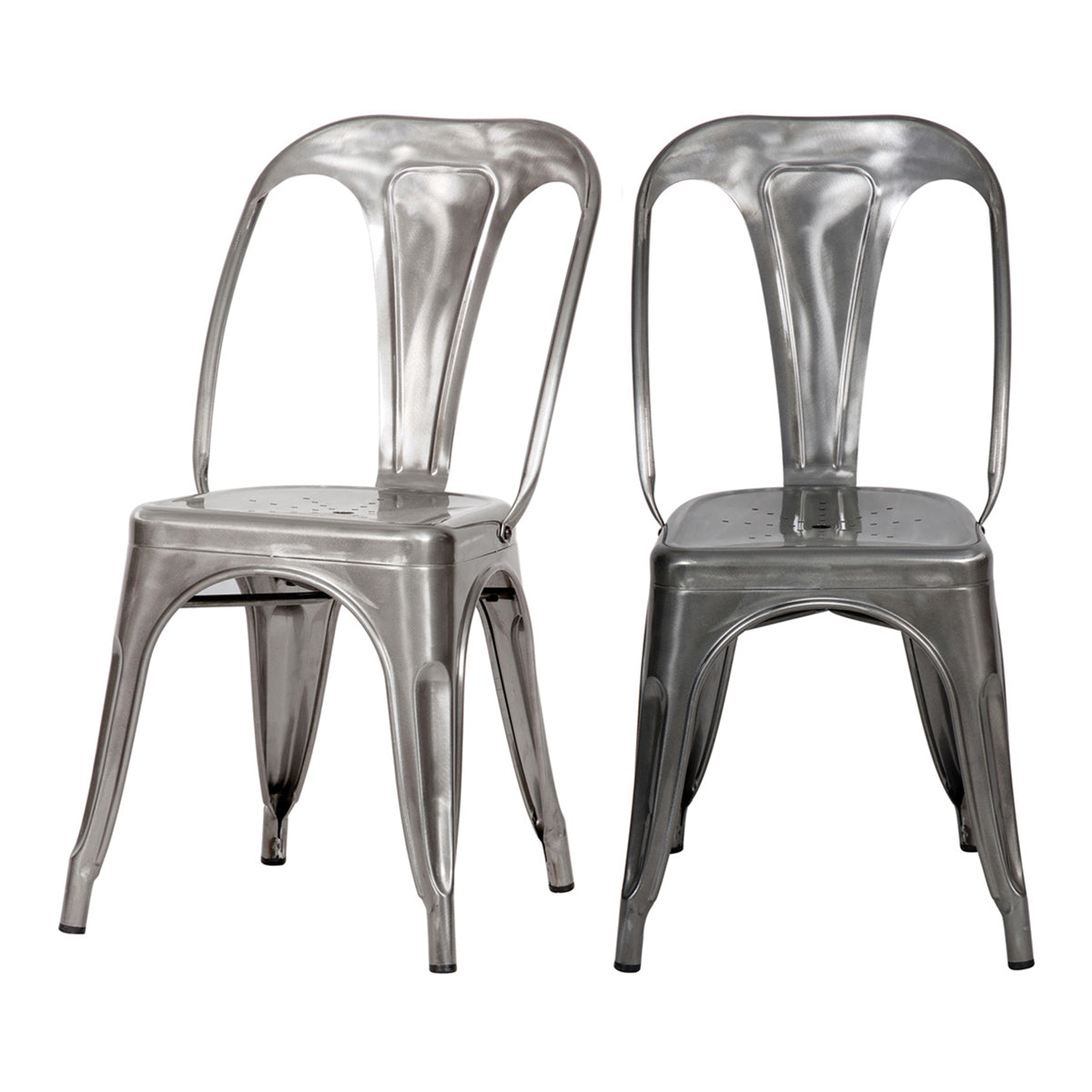 acheter chaise indus chrime metal