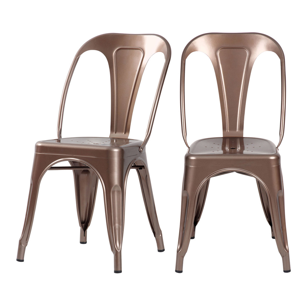 acheter chaise indus cuivre metal