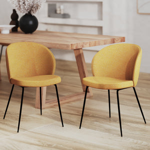 acquistare sedia set di 2 giallo groom