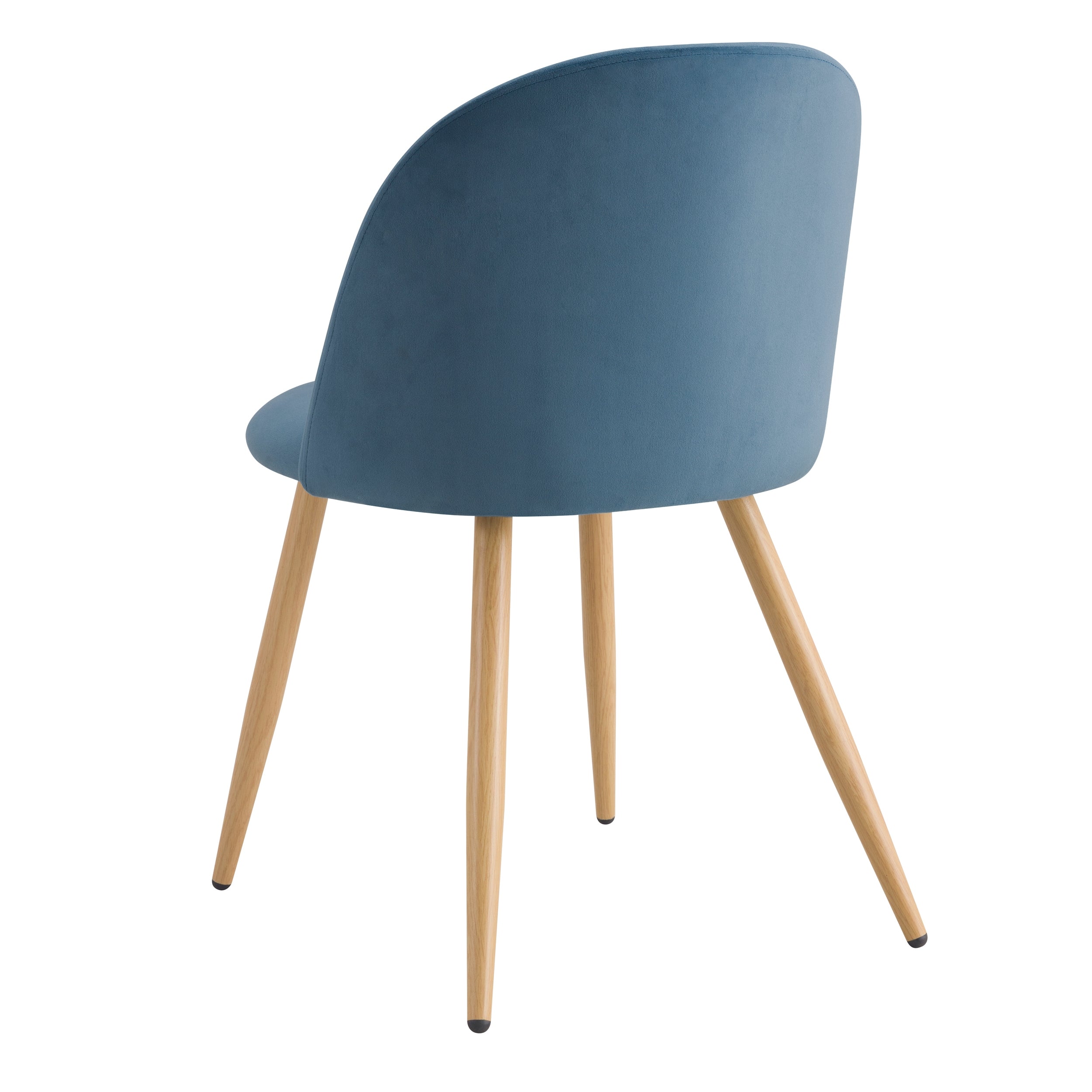 comprare set di 2 sedie scandinave in velluto