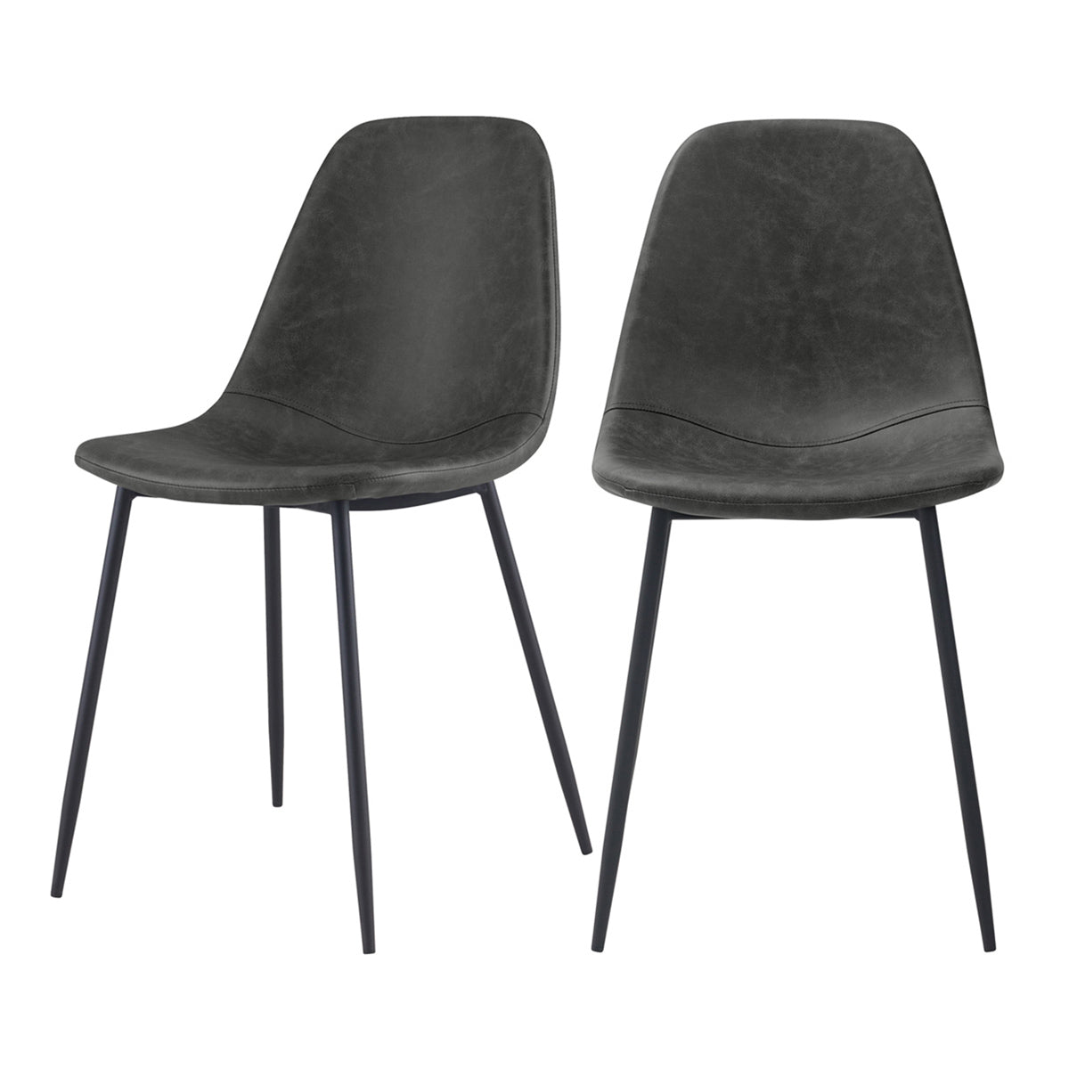 acheter chaise migon noire synthetique