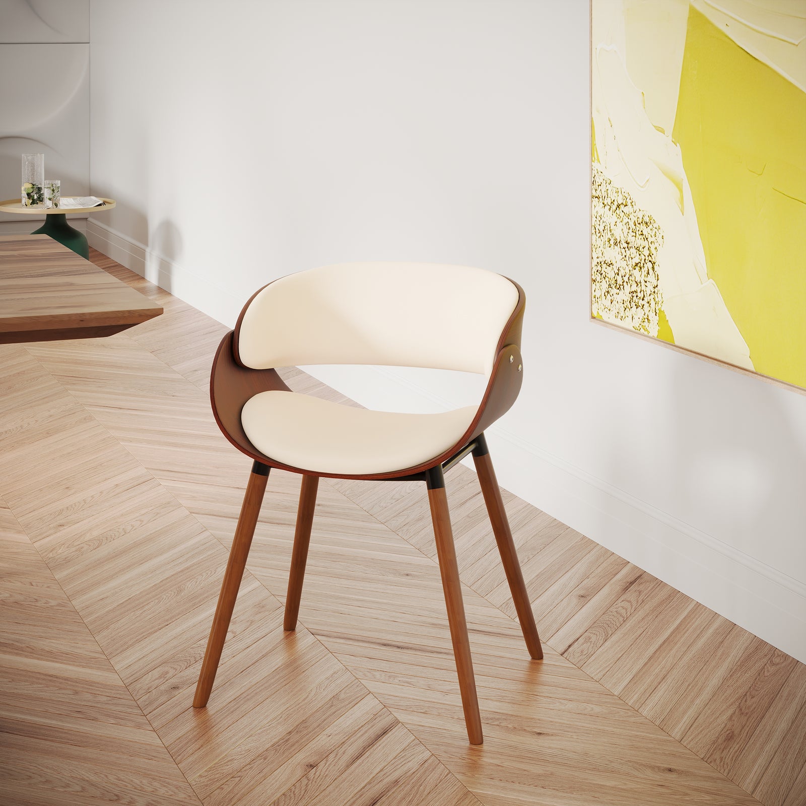 acheter chaise polo beige 8 personnes et table en bois