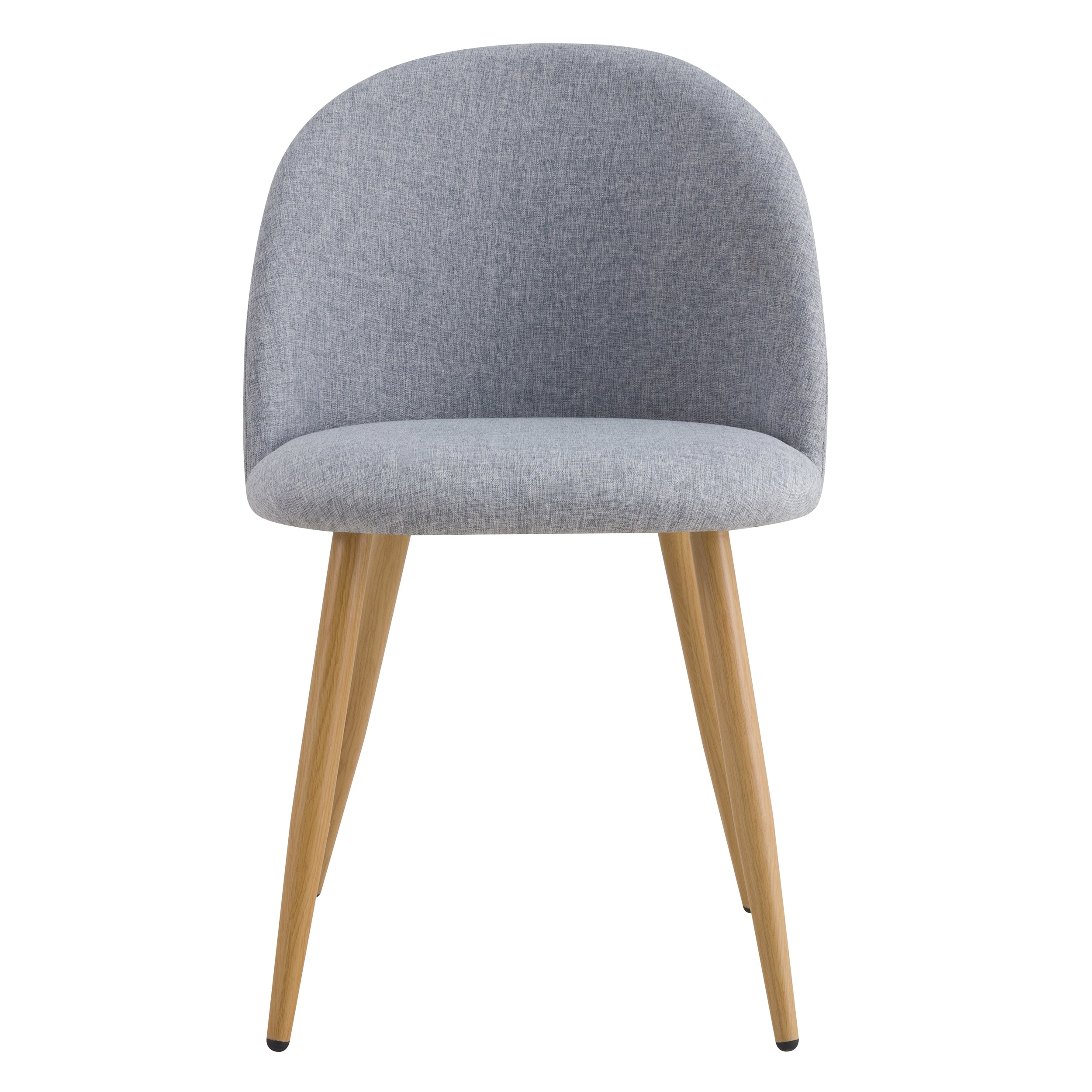 acquistare sedia scandi tessuto e gambe in metallo effetto legno