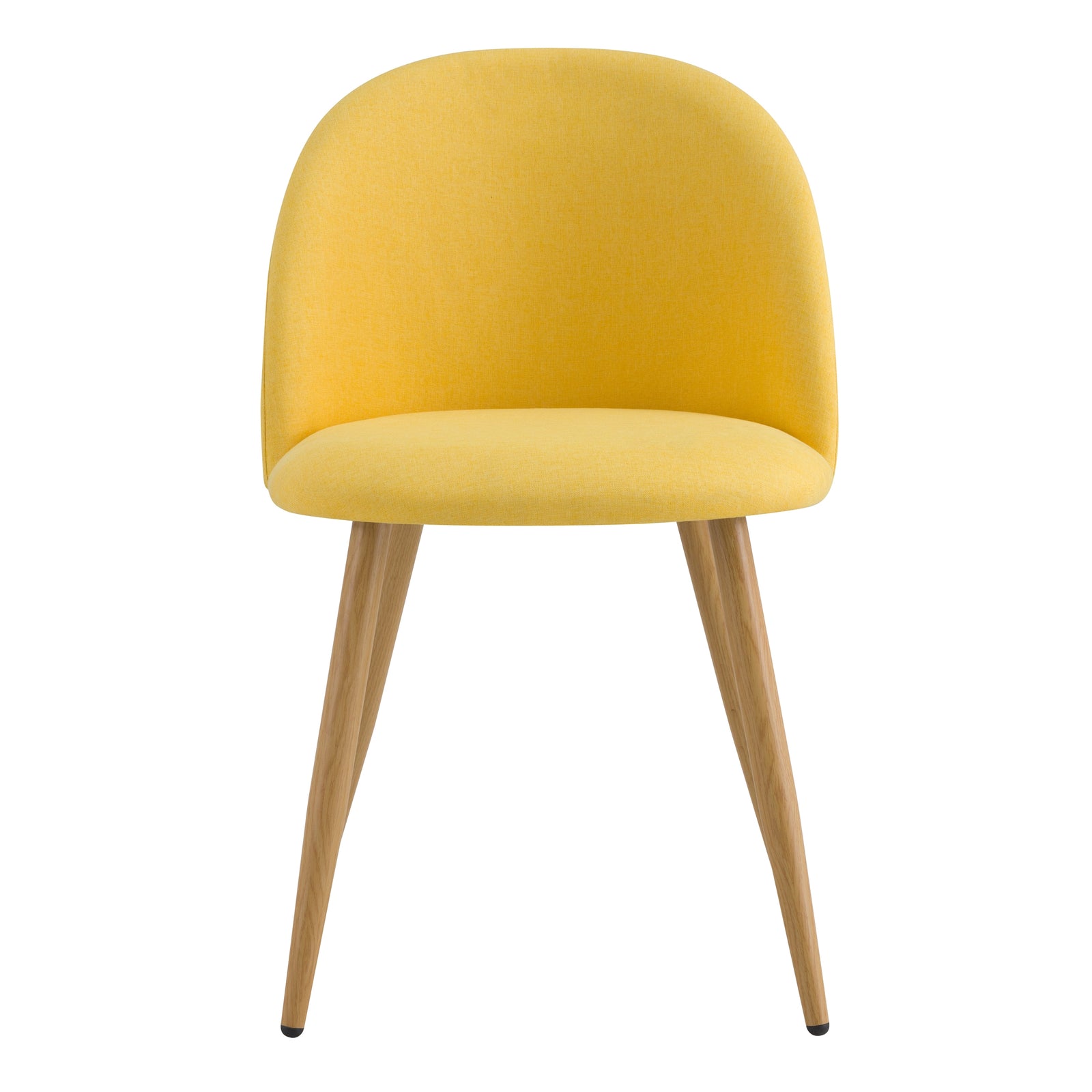 acquistare sedia scandi tessuto e gambe in metallo effetto legno