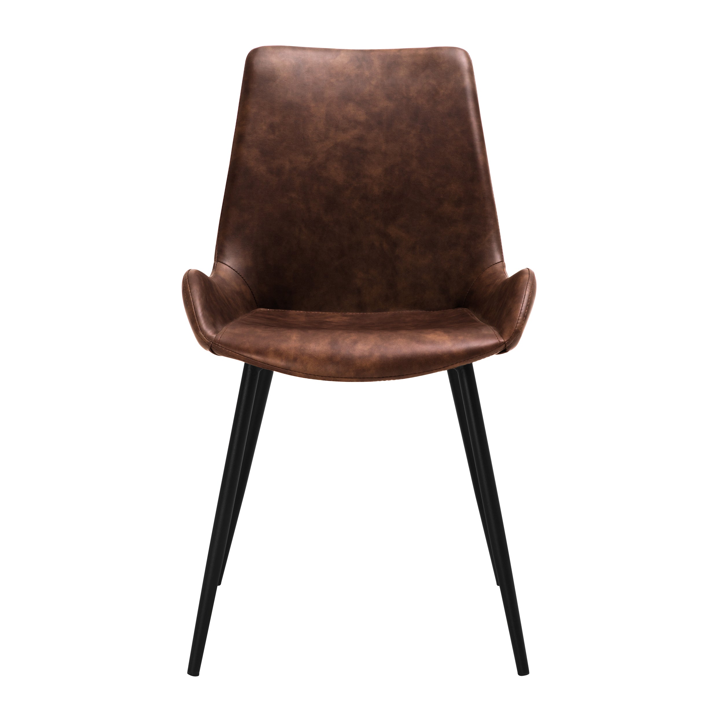 comprare sedia in similpelle marrone