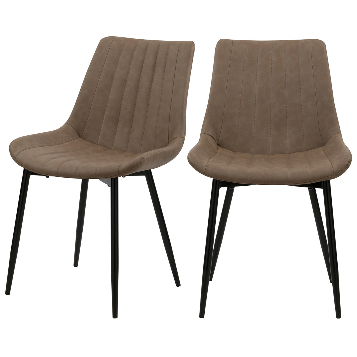 acheter chaise taupe killi synthetique