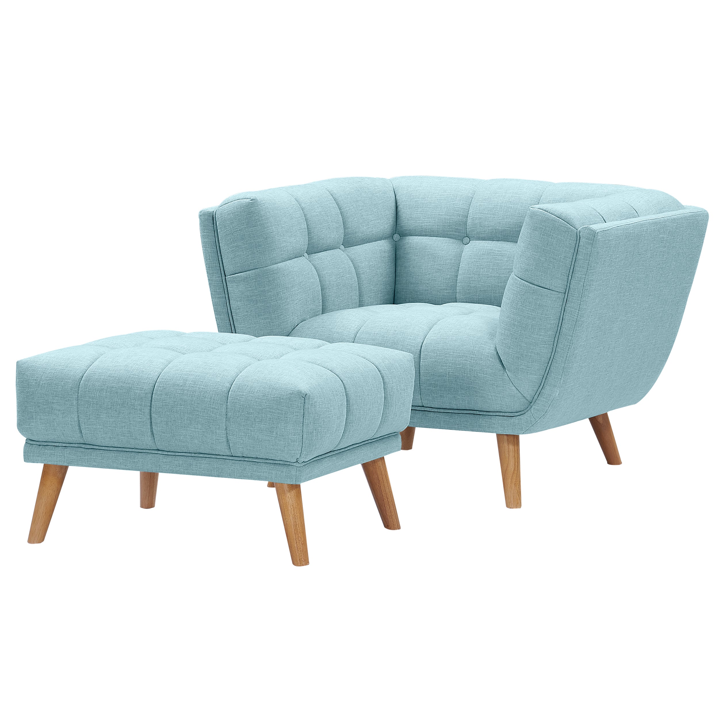 acheter fauteuil confort pieds bois clair