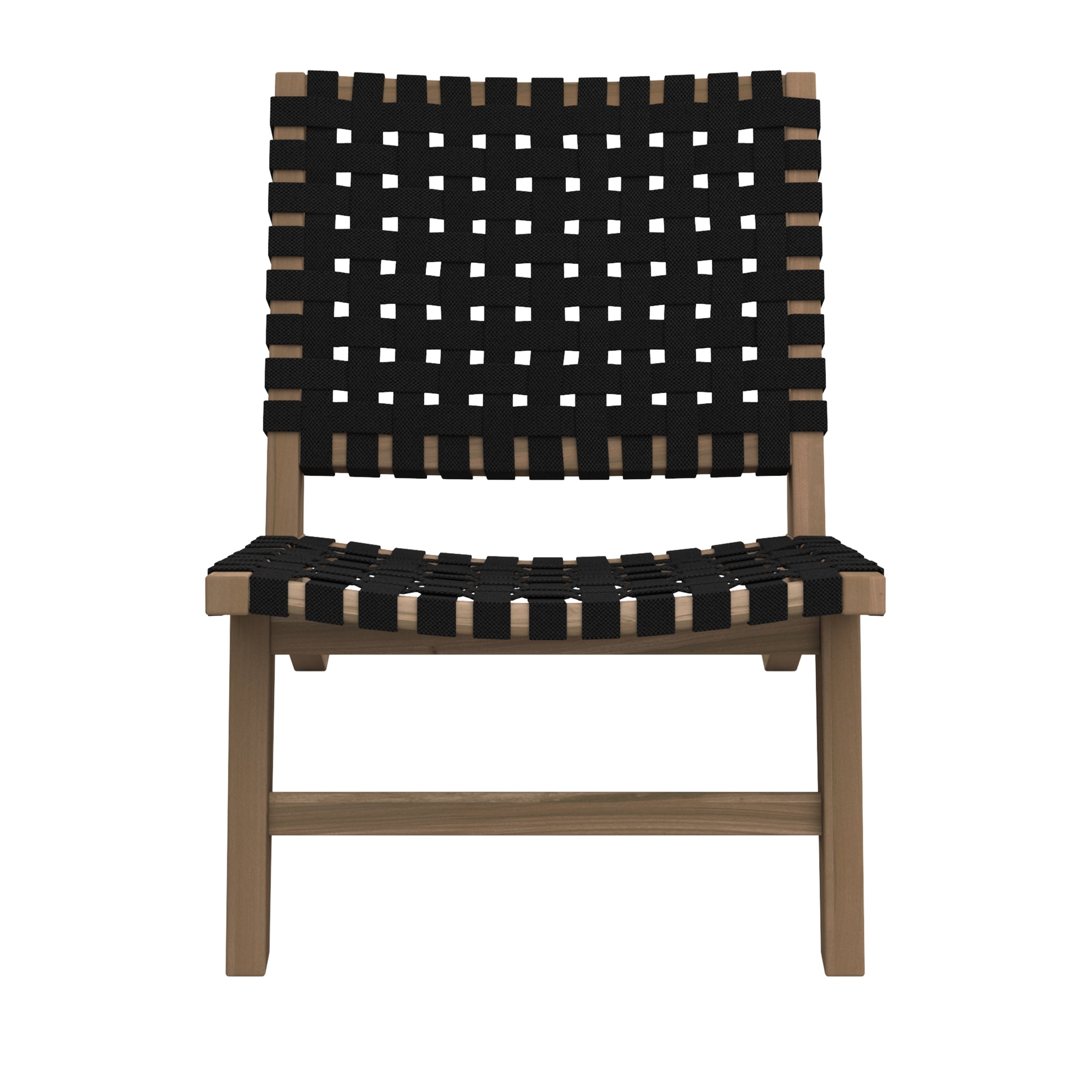 acheter fauteuil de jardin sangle tressees noires