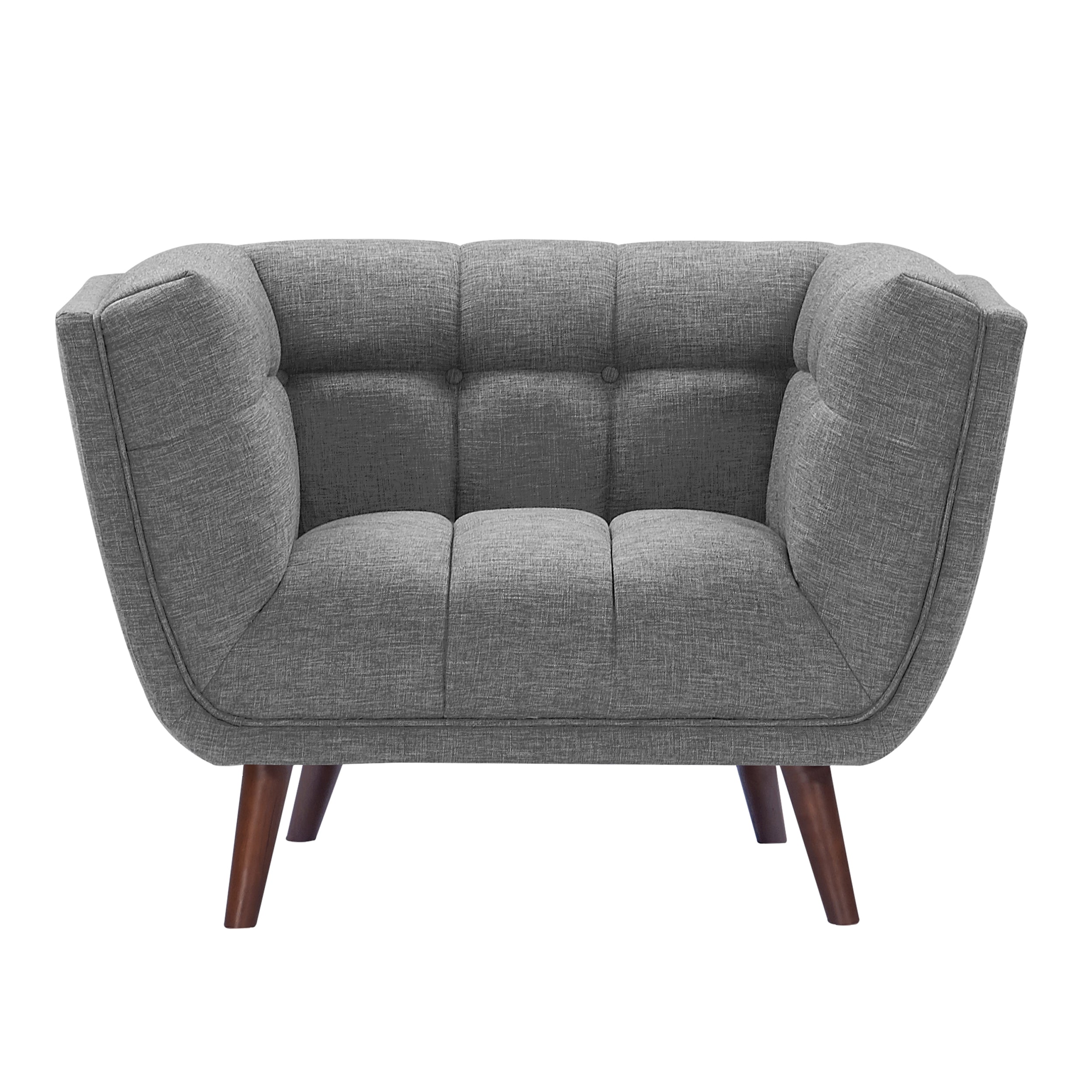 acheter fauteuil gris pieds bois