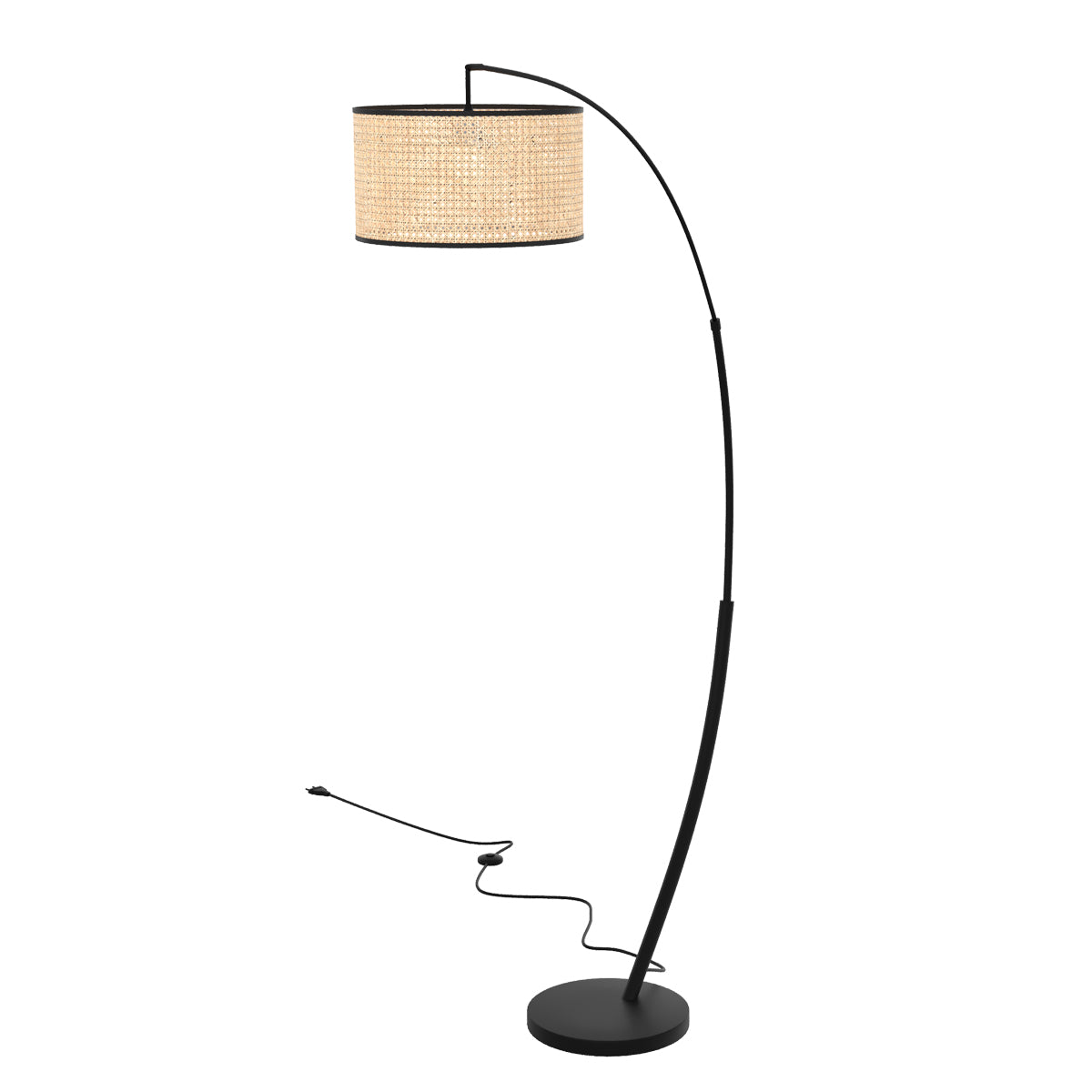 acquistare piantana in rattan e metallo aimee