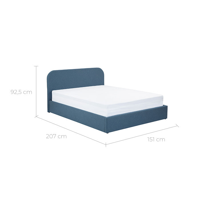 acheter lit double 140 x 190 tilly coffre