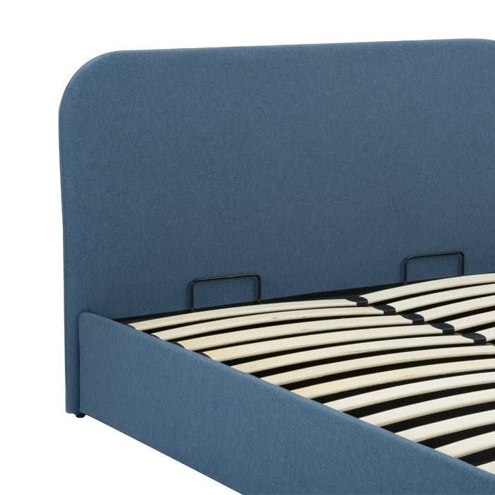 acquistare letto matrimoniale blu confortevole
