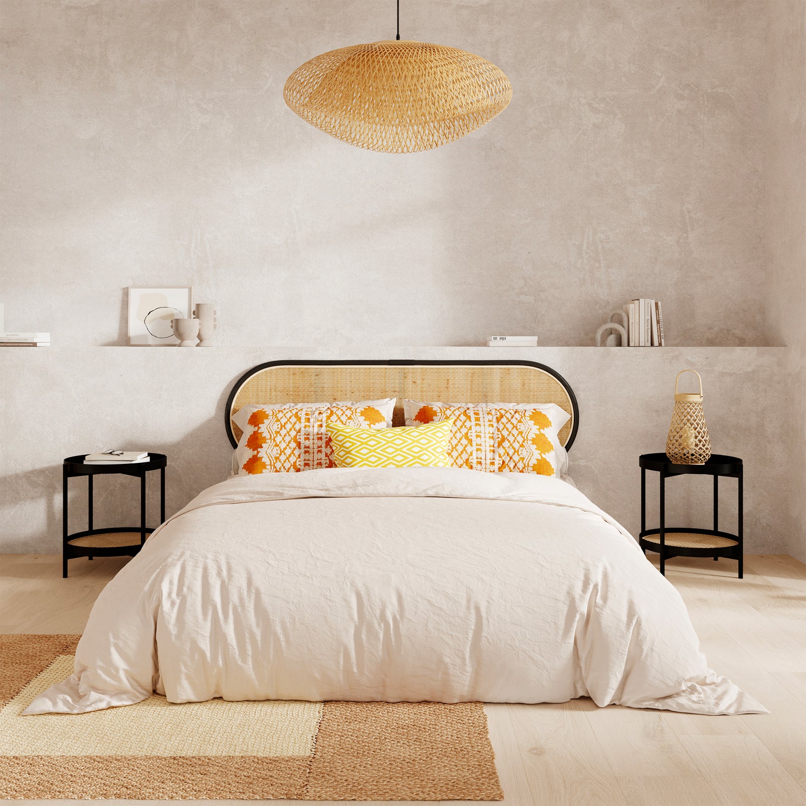 acheter suspension en bambou naturel 88 cm
