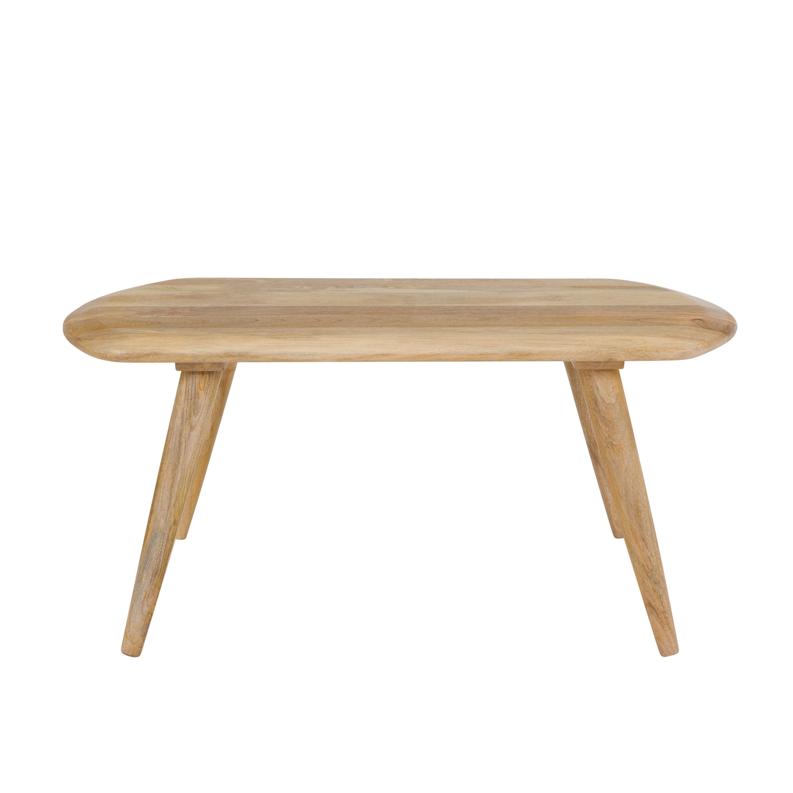acheter table basse bois clair arrondie