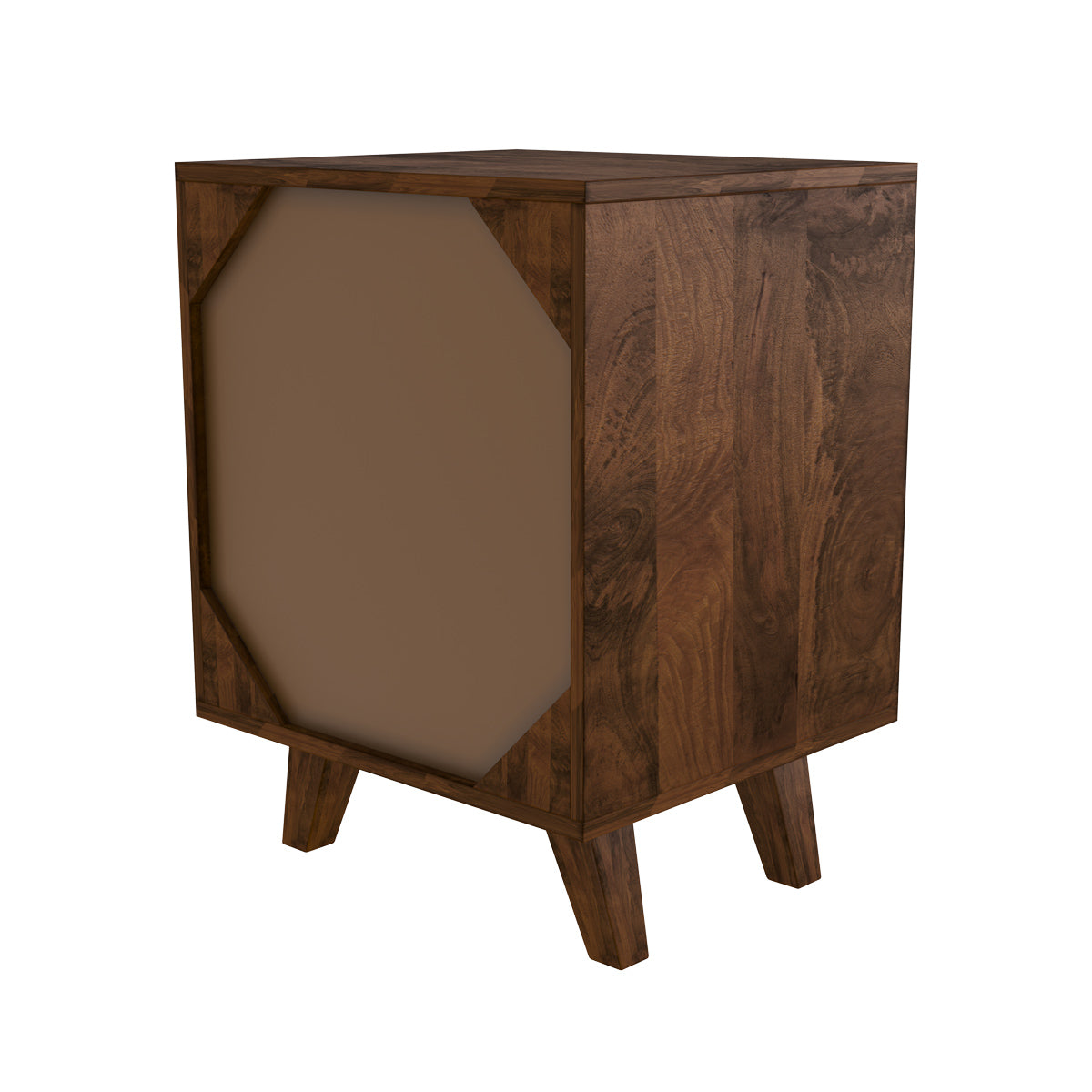 comprare comodino in legno scuro