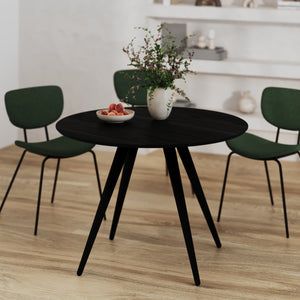 acquistare tavolo nero liwa 105 cm
