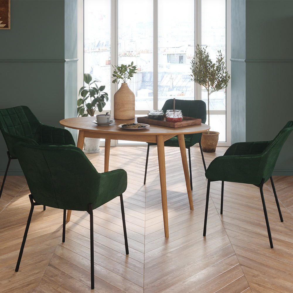 comprare tavolo ovale in legno chiaro design