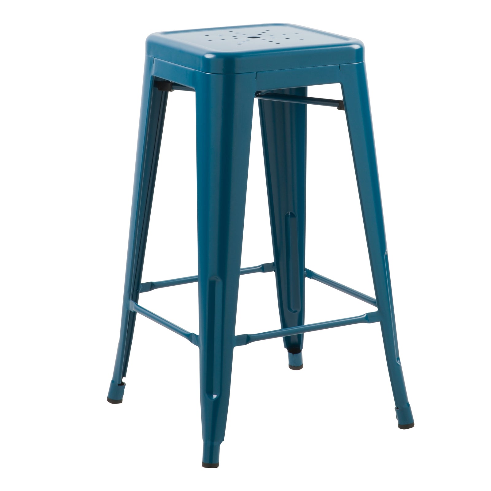 acquistare sgabello da bar industriale blu