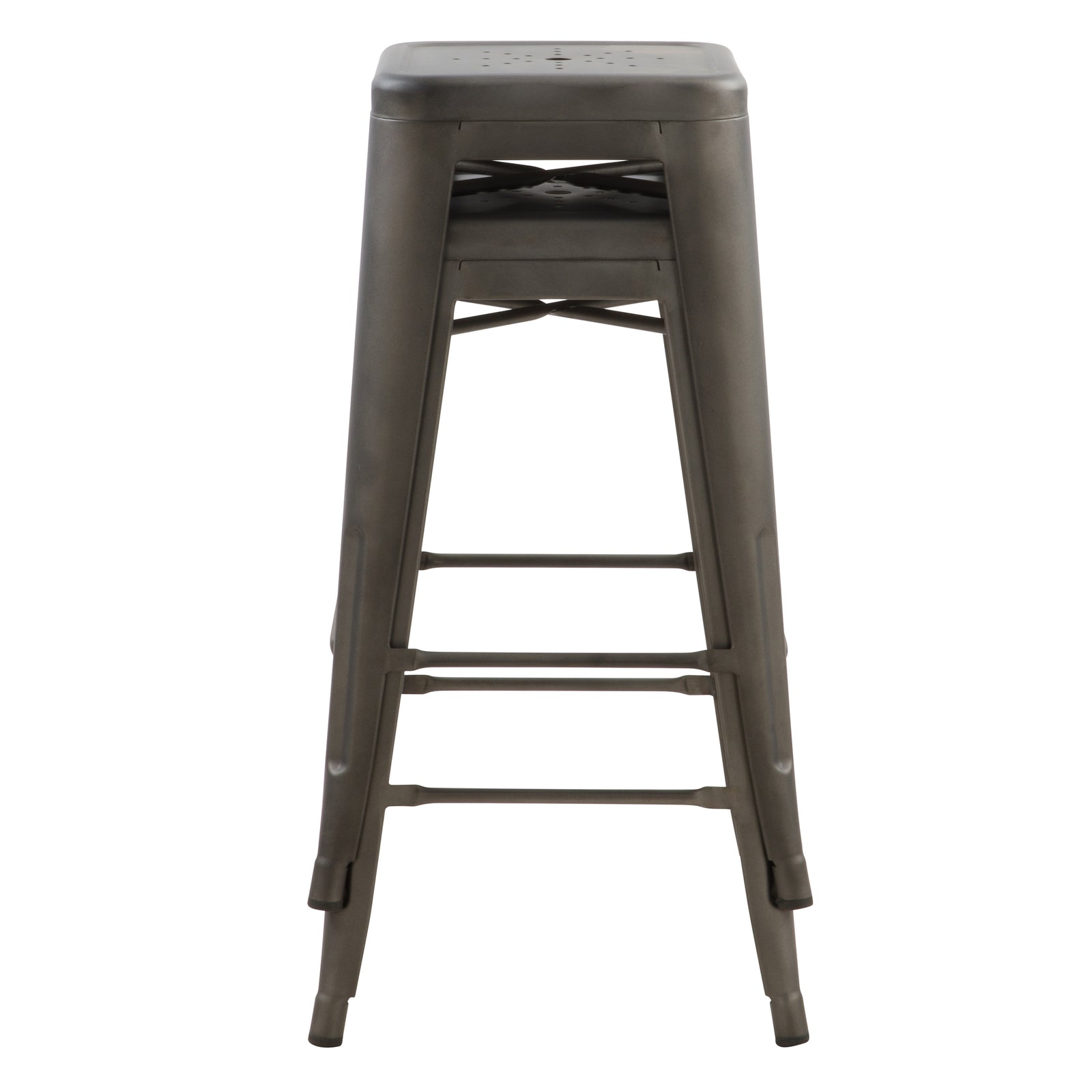 acquistare sgabello da bar grigio opaco