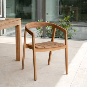 Chaise de jardin Kora en bois de teck massif