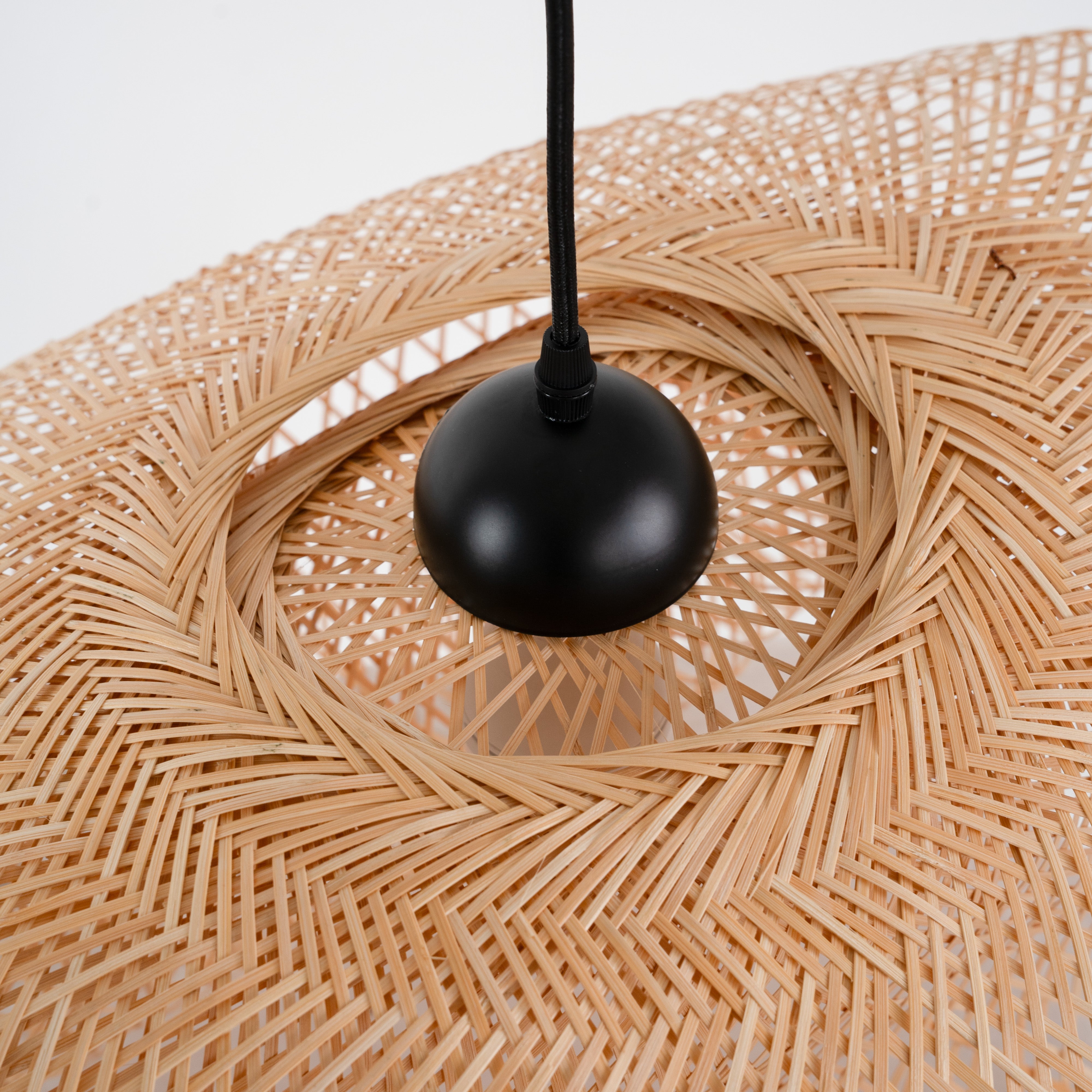 Anya suspension bohème en bambou naturel d60cm
