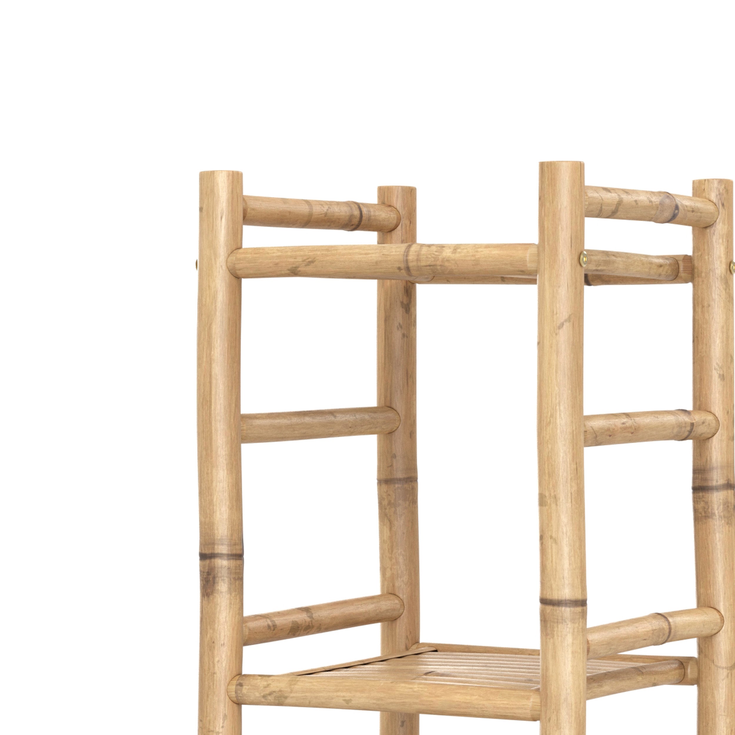 Bami étagère multi niveaux en bambou