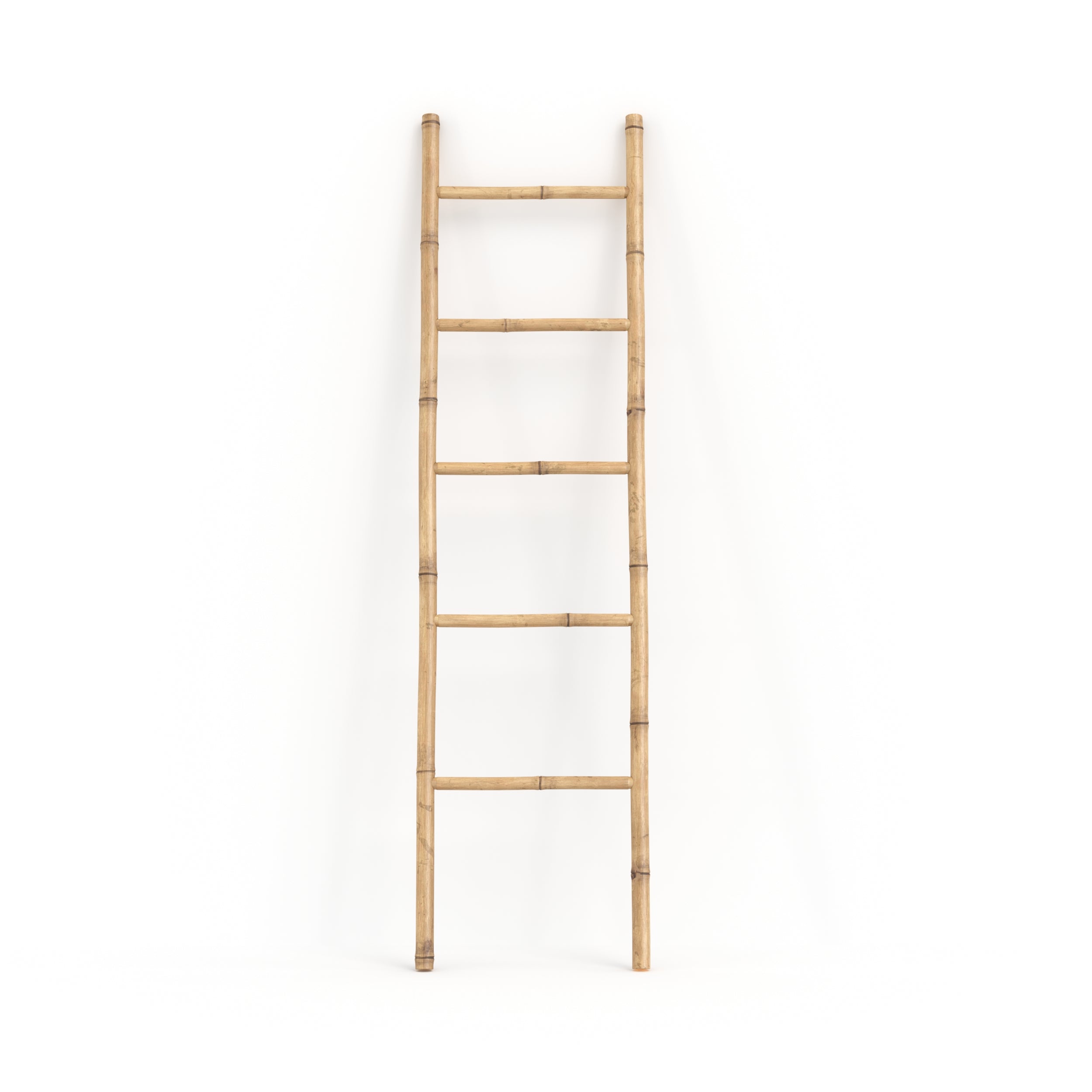 Bami porte serviettes echelle en bambou deco