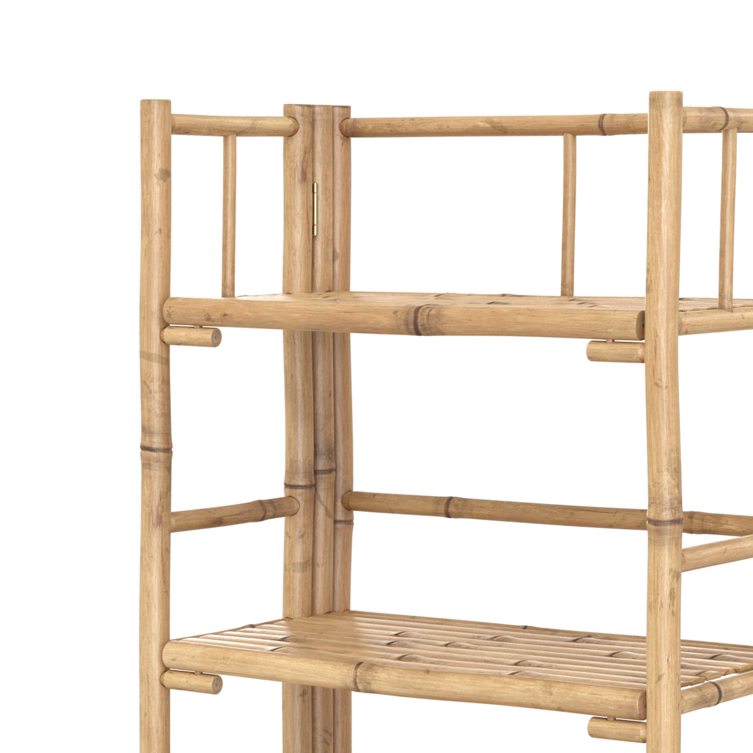 Bami rangement rectangulaire a poser bambou