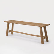 Banc 3 places Toxis en bois de manguier marron 145 cm - Maison Pavane