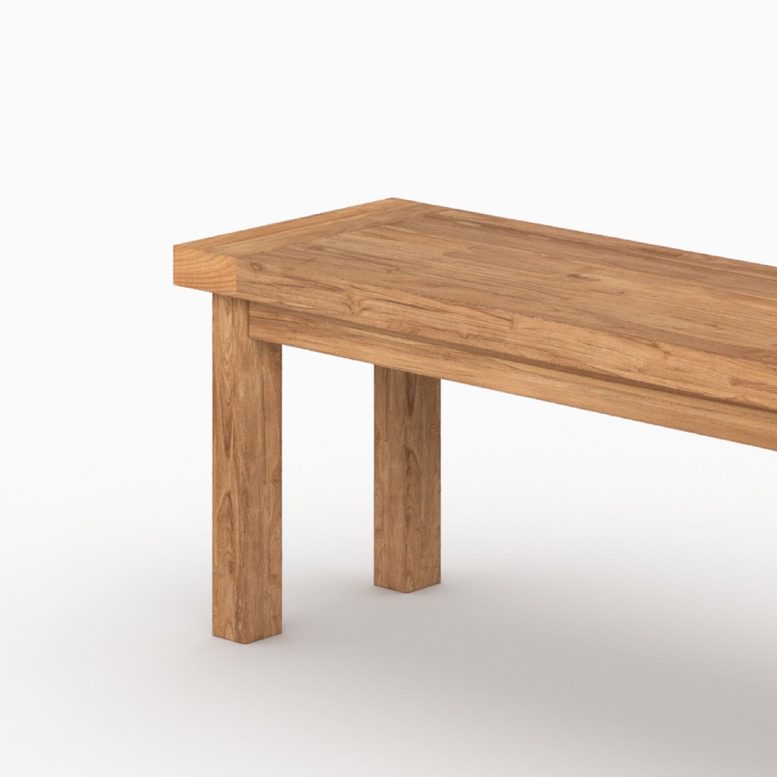 Banc memo 200cm teck recyclé
