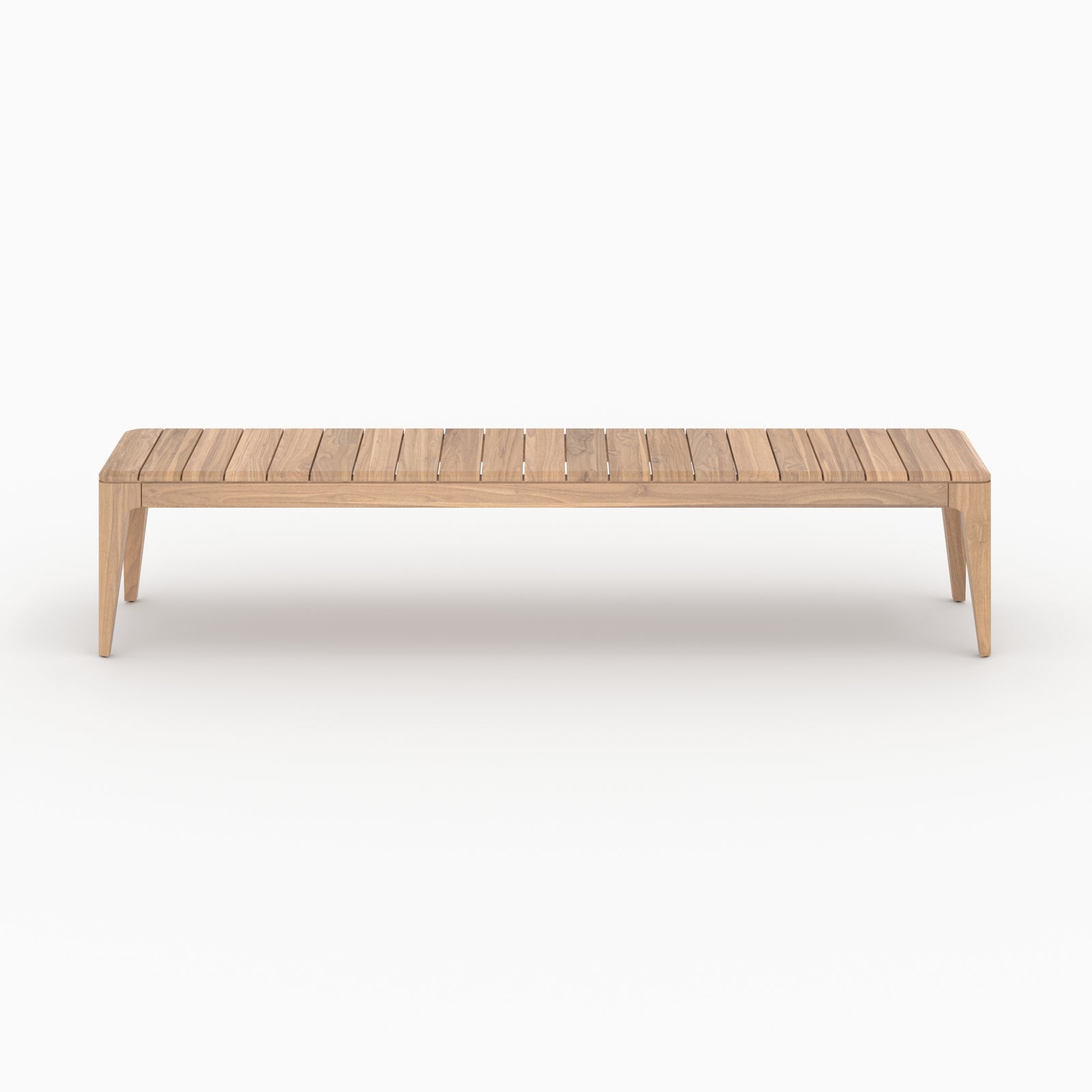 Banc teck recyclé