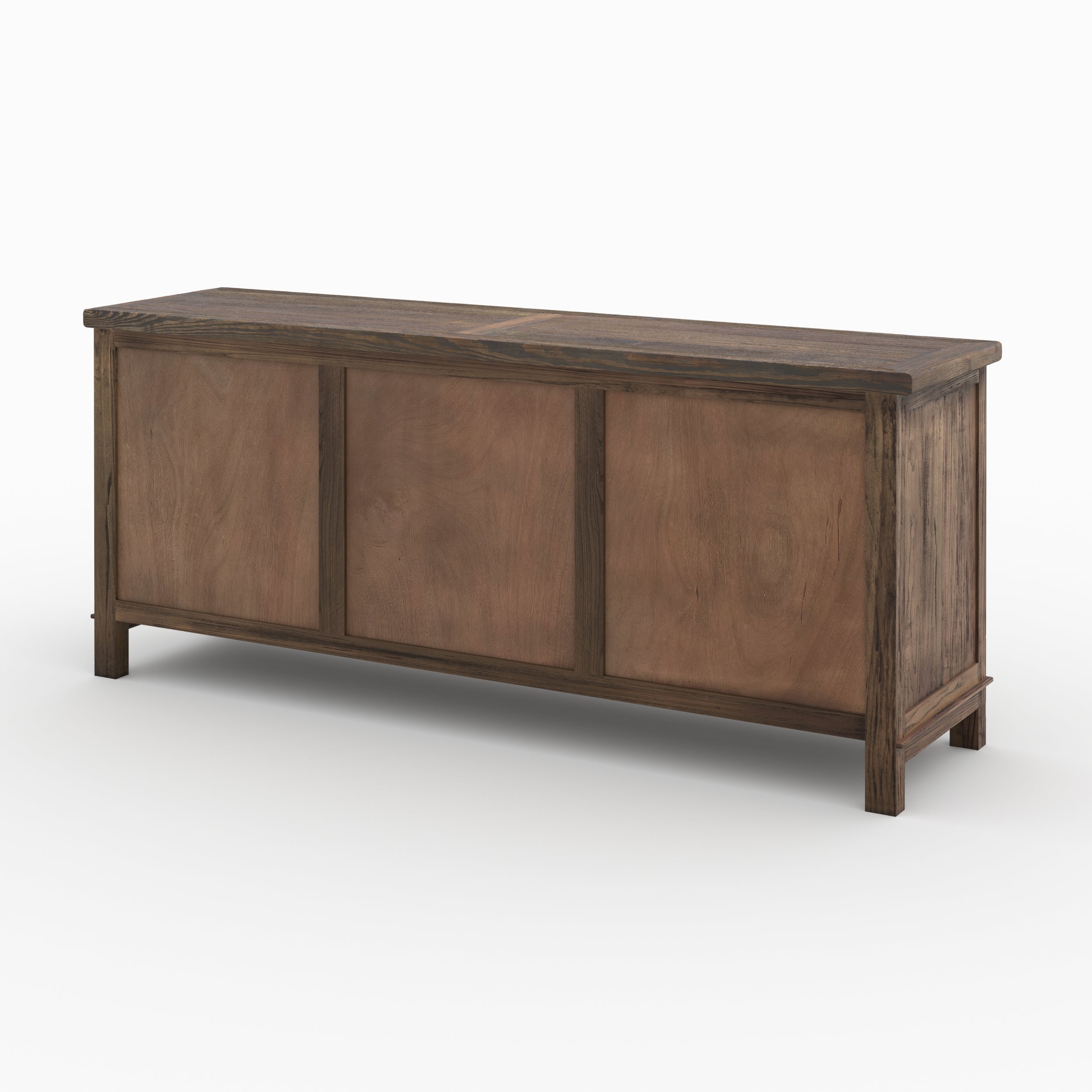 Buffet 3 portes 4 tiroirs bois mastic