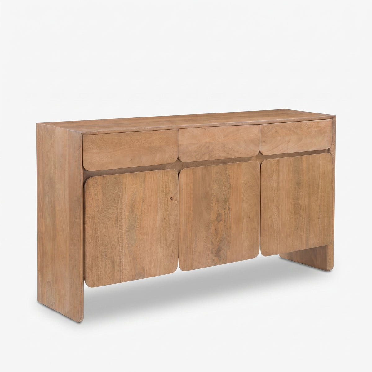 Buffet Achille en bois de manguier marron clair - Maison Pavane