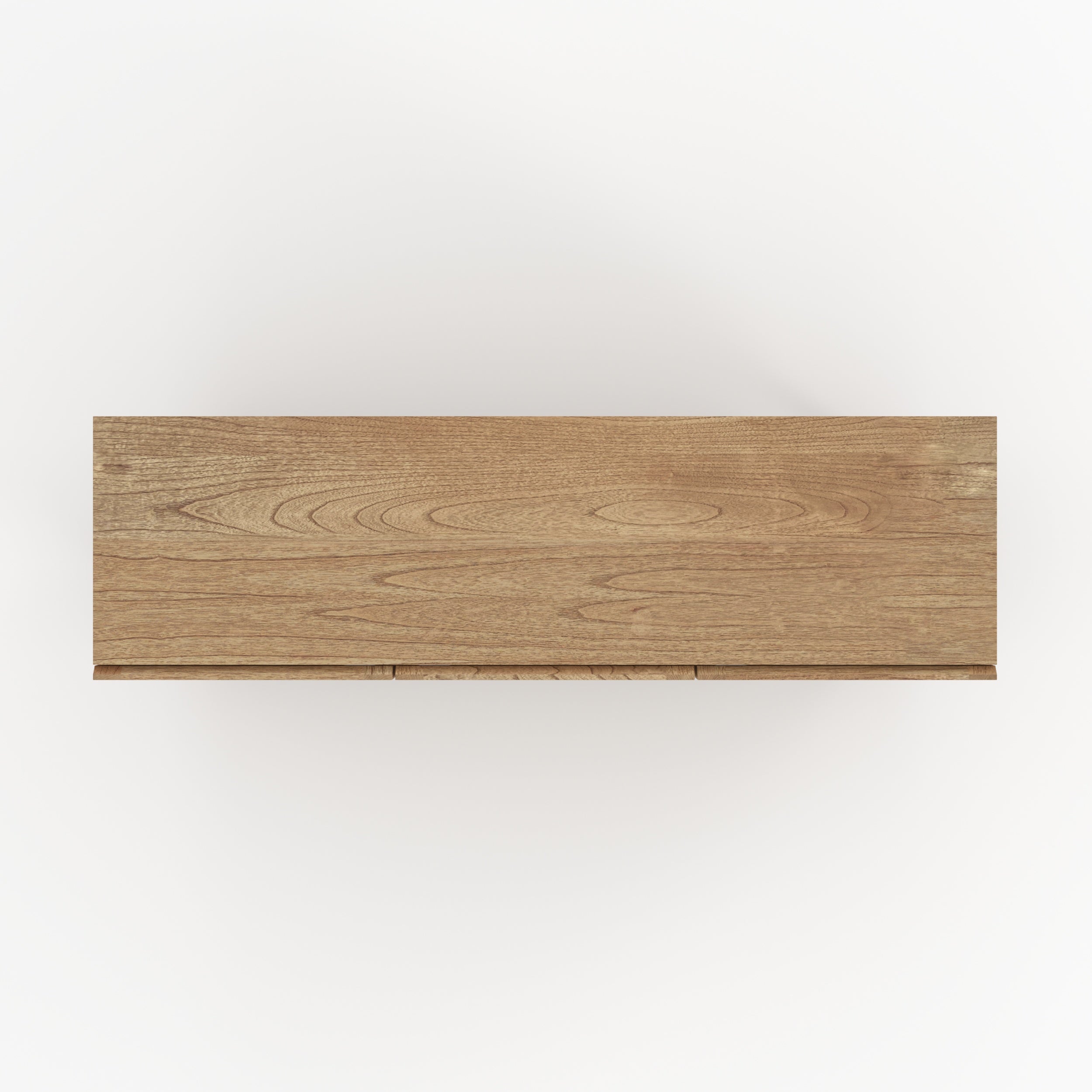 buffet delya en bois de massif mindi et rotin rangement