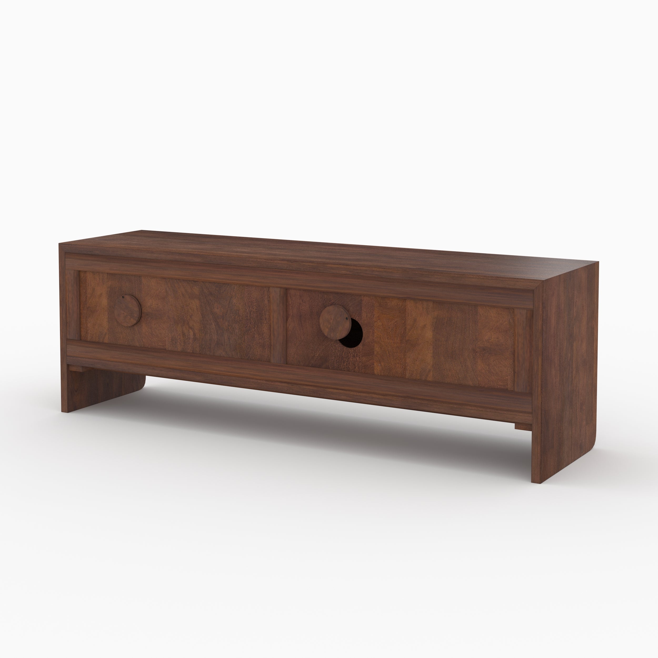 buffet en bois de manguier 3 portes achille