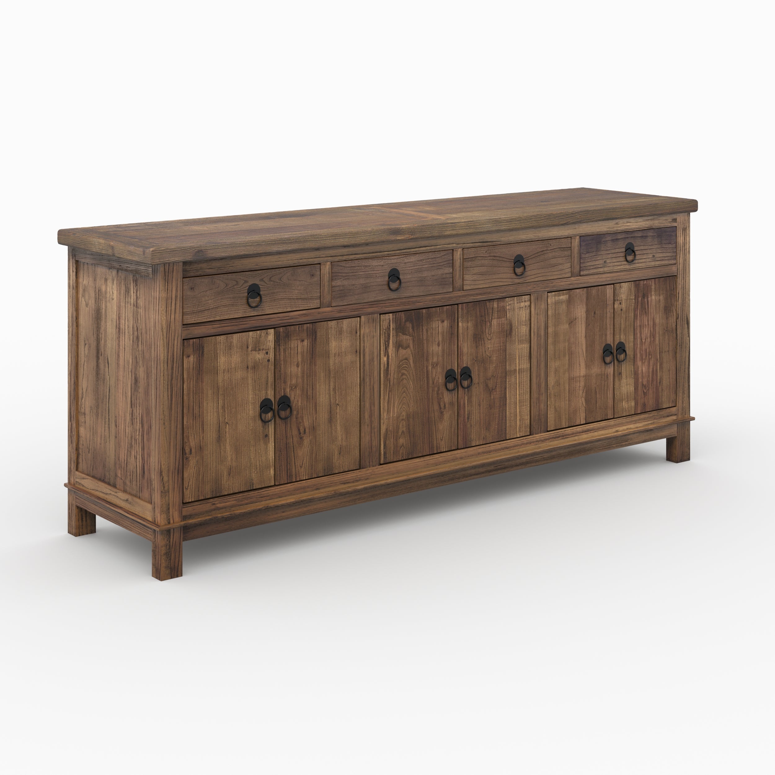 Buffet mastic bois 4 tiroirs 3 portes