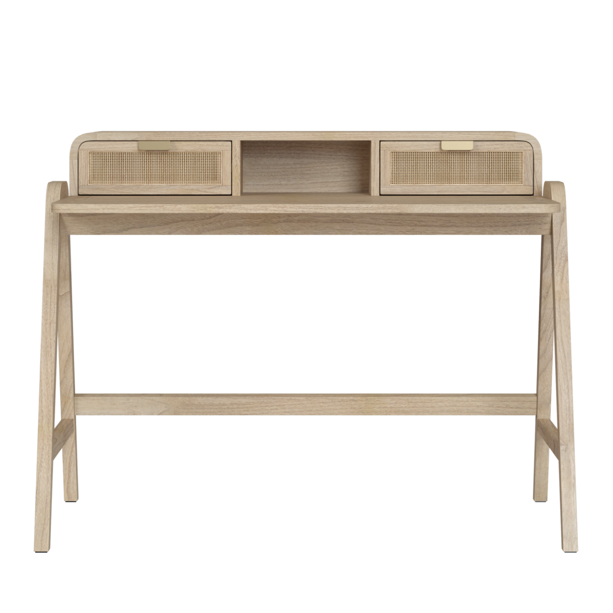 scrivania Khao in legno di mindi