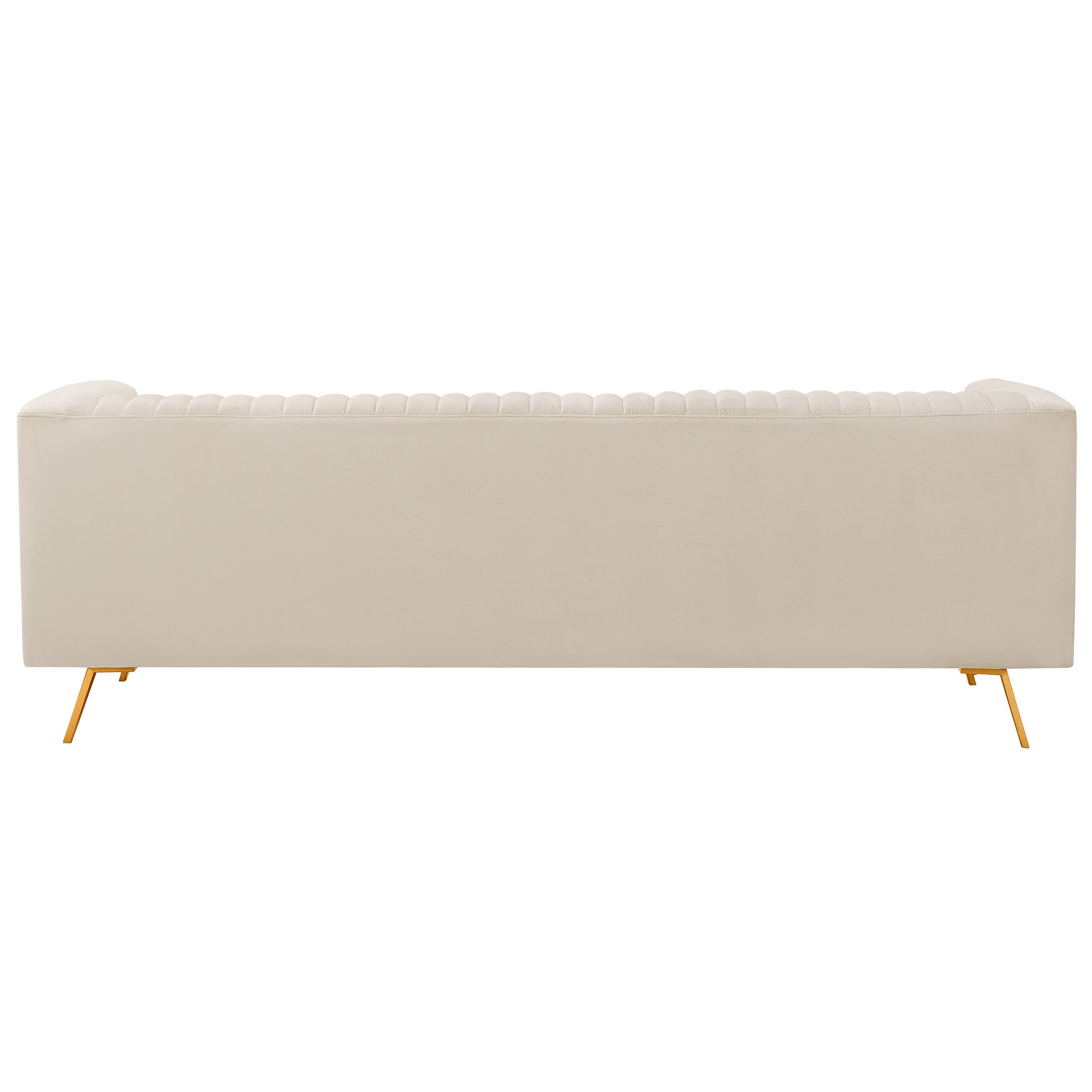Canapé Gatsby 3 places en velours beige