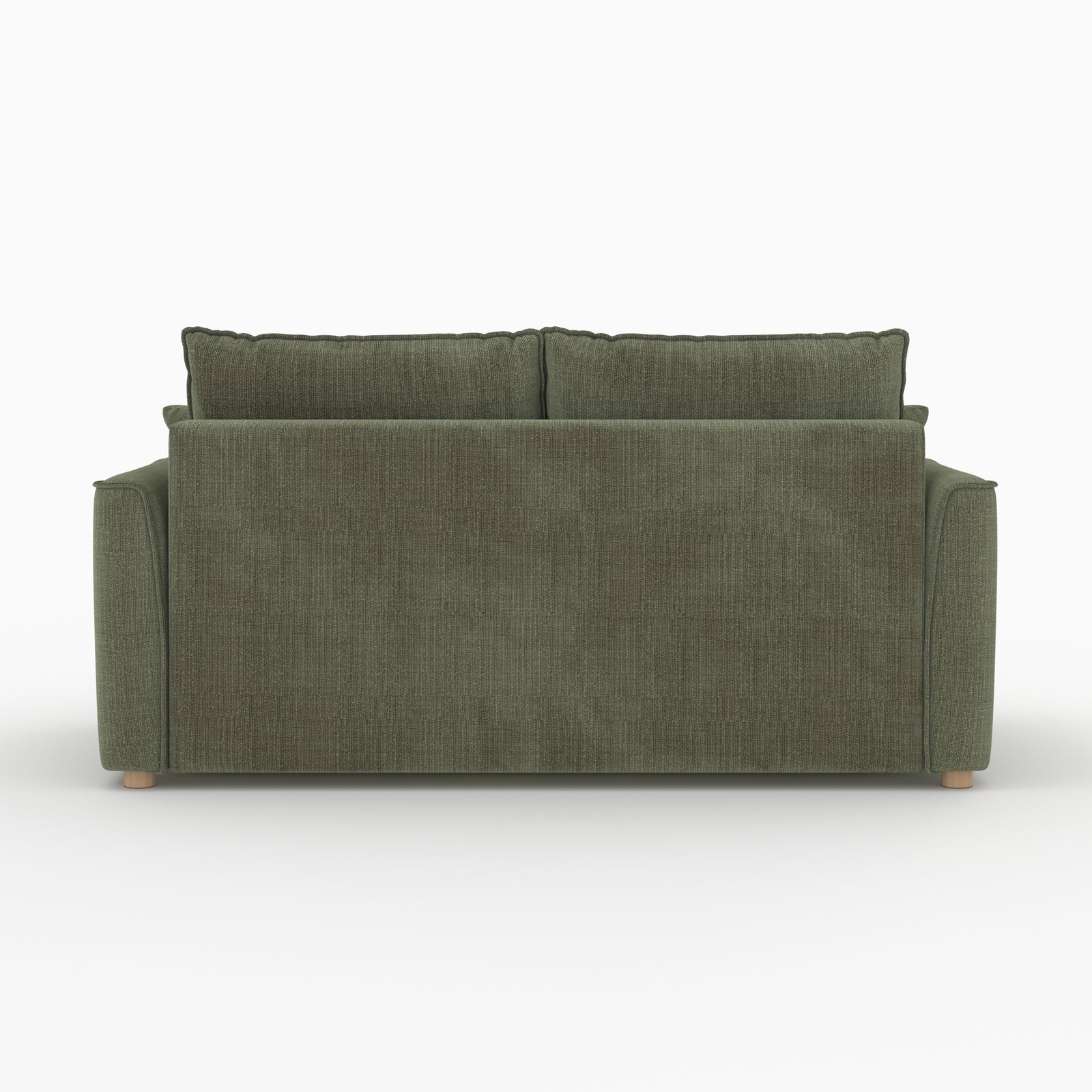 divano letto 2 posti Olympe in tessuto texture verde