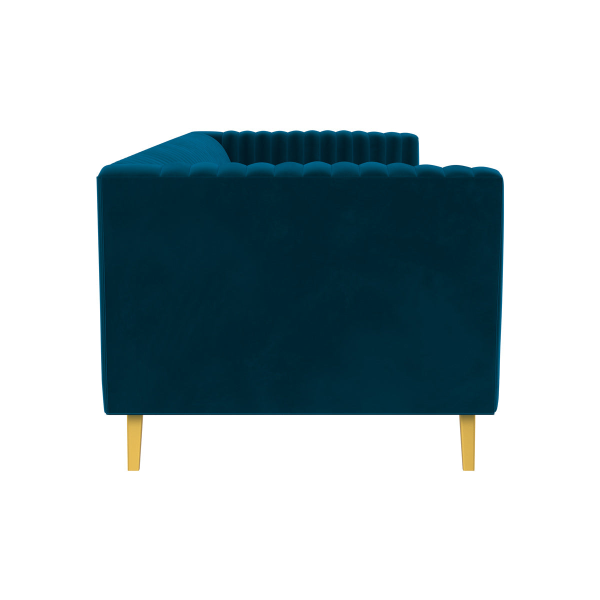 divano in velluto blu scuro Gatsby