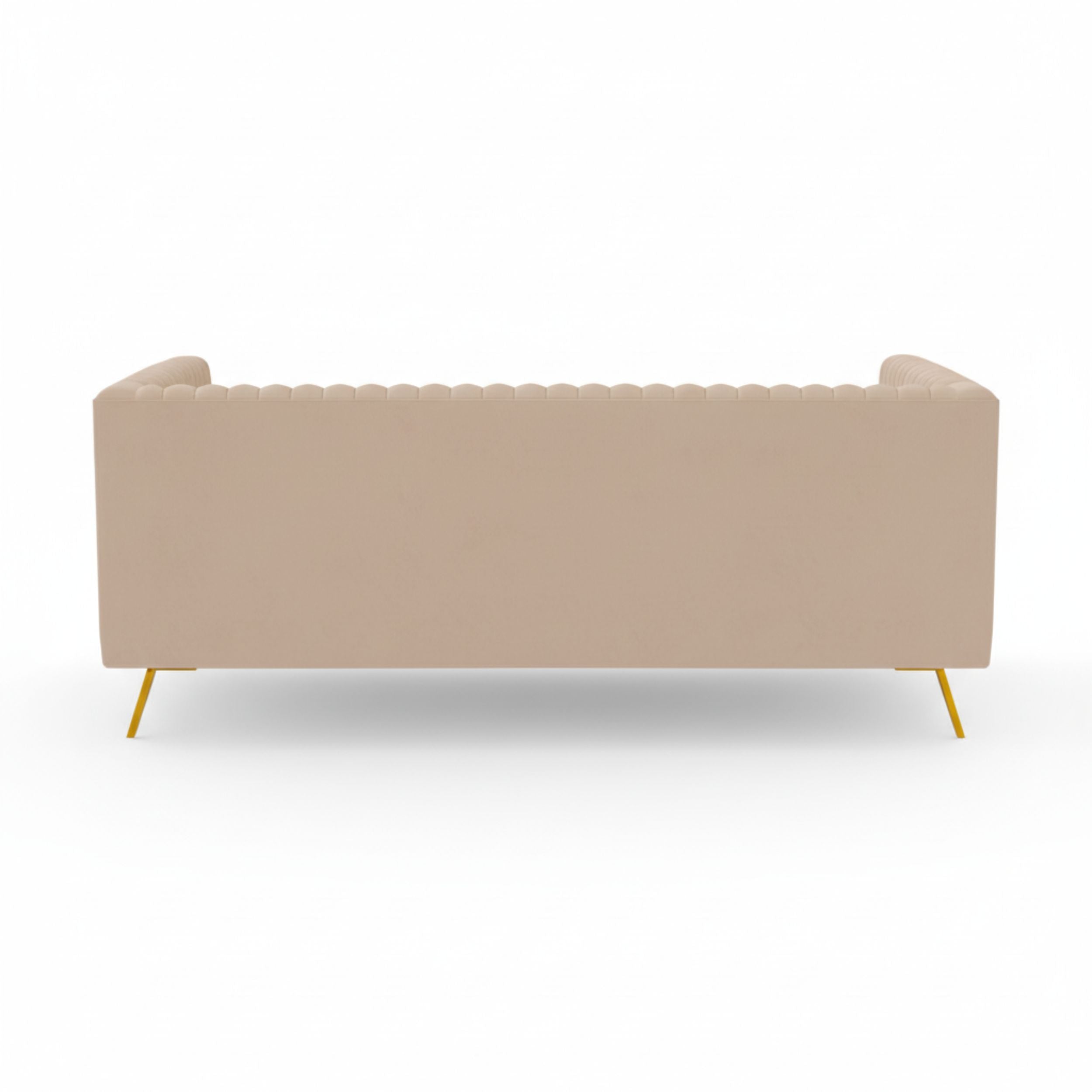 Divano 2 posti Gatsby in velluto beige
