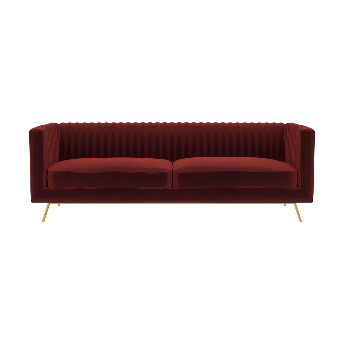 canape gastby en velours bordeaux