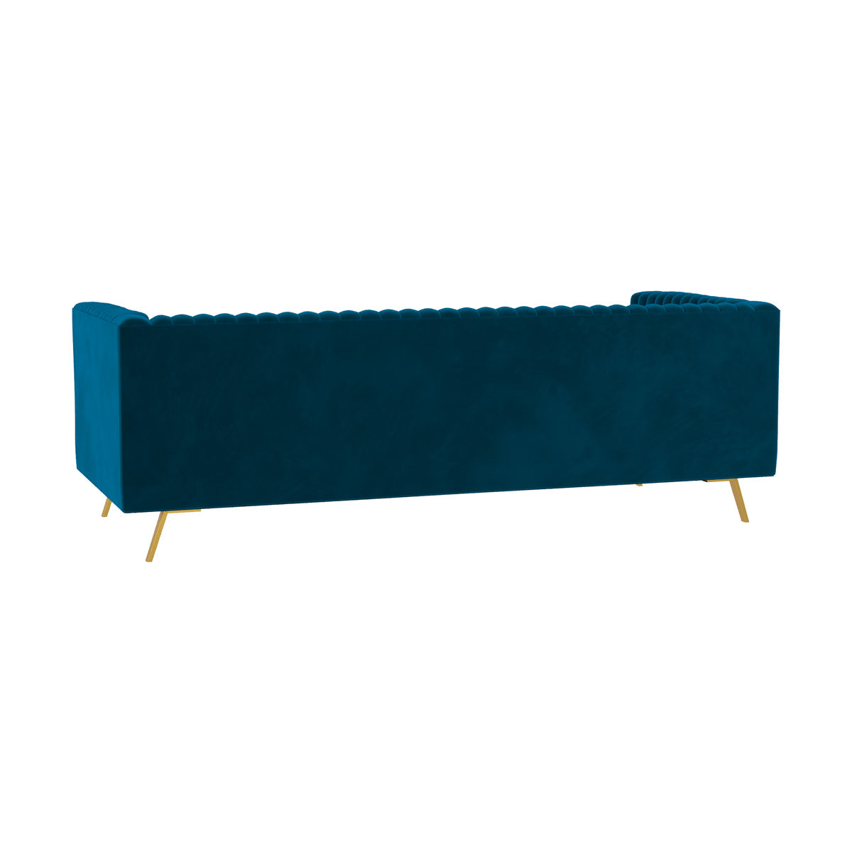 canape gatsby en velourd bleu fonce
