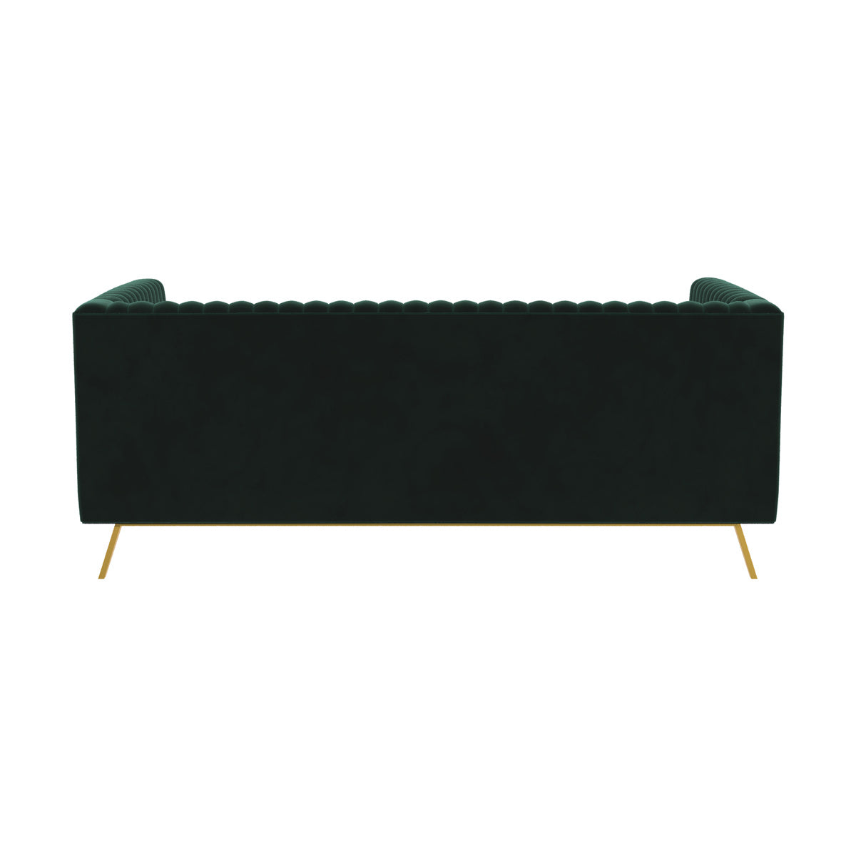 divano Gatsby in velluto verde scuro