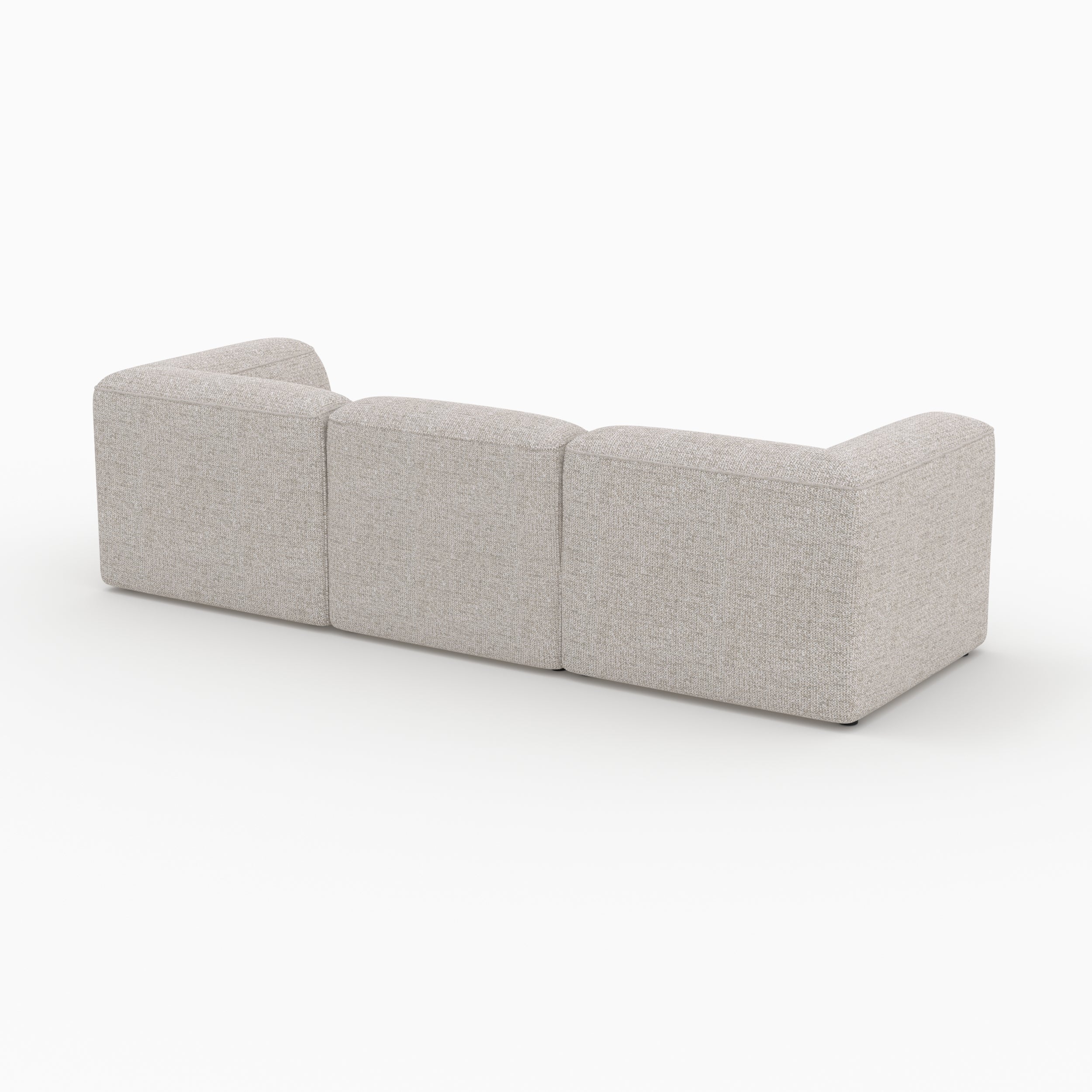 Canapé Hestia beige modulable droit confort cocooning